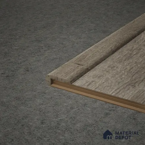 MDF L Nosing Profile Aristo Premium PM 00369 X | 8 ft x 25 x 45 x 12 mm | Compatible for Laminate Wood Floor LF 00246