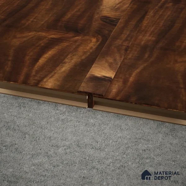 MDF T Profile Aristo Premium PM 00364 M | 8 ft x 12 mm x 12 mm | Compatible for Laminate Wood Floor LF 00247