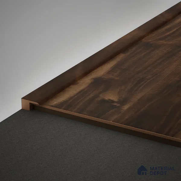 MDF Edge Profile Aristo Premium PM 00364 R | 8 ft x 12 mm x 12 mm | Compatible for Laminate Wood Floor LF 00247