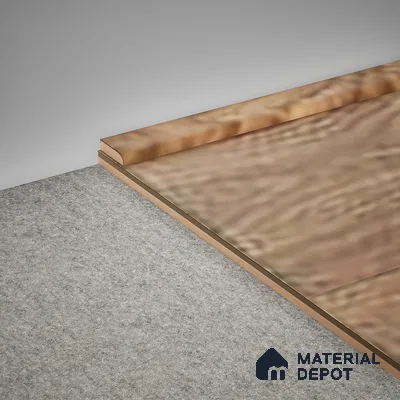 MDF Corner Beading Profile Aristo Premium PM 00370 C | 8 ft x 25 mm x 12 mm | Compatible for Laminate Wood Floor LF 00248