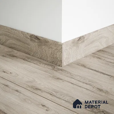 MDF Skirting Aristo Premium PM 00370 F | 8 ft x 3.5 Inch | Compatible for Laminate Wood Floor LF 00248