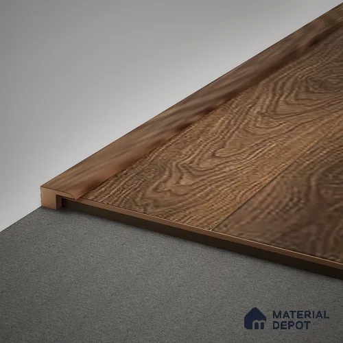 MDF Edge Profile Aristo Premium PM 00370 R | 8 ft x 12 mm x 12 mm | Compatible for Laminate Wood Floor LF 00248