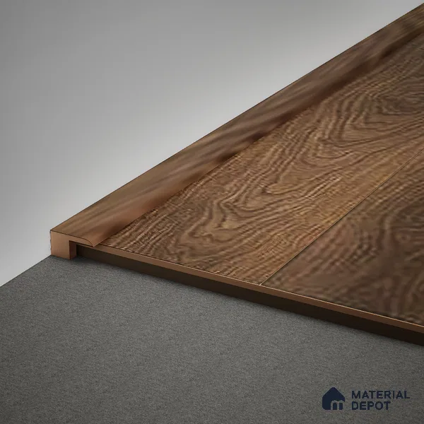 MDF Edge Profile Aristo Premium PM 00370 T | 8 ft x 18 mm x 12 mm | Compatible for Laminate Wood Floor LF 00248