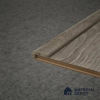 MDF L Nosing Profile Aristo Premium PM 00370 X | 8 ft x 25 x 45 x 12 mm | Compatible for Laminate Wood Floor LF 00248