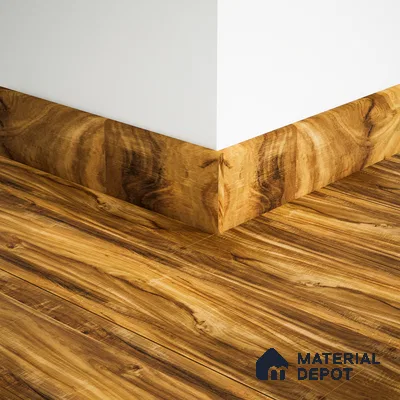 MDF Skirting Aristo PM 00361 G | 8 ft x 4 Inch | Compatible for Laminate Wood Floor LF 00249