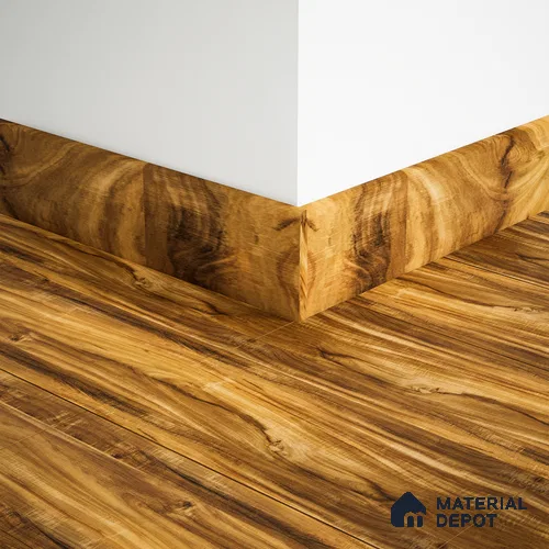 MDF Skirting Aristo PM 00361 G | 8 ft x 4 Inch | Compatible for Laminate Wood Floor LF 00249