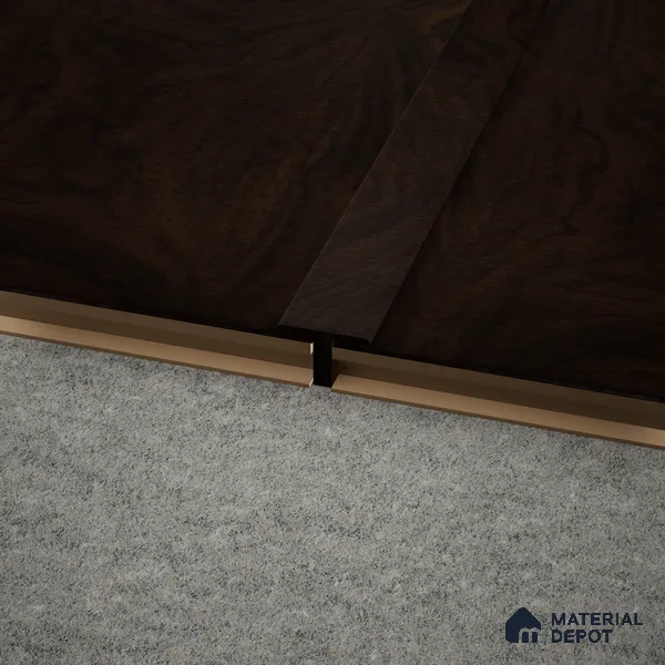 MDF T Profile Aristo Premium PM 00365 O | 8 ft x 18 mm x 12 mm | Compatible for Laminate Wood Floor LF 00250