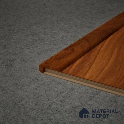 MDF L Nosing Profile Aristo Premium PM 00371 X | 8 ft x 25 x 45 x 12 mm | Compatible for Laminate Wood Floor LF 00251