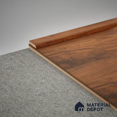 MDF Corner Beading Profile Aristo Premium PM 00366 C | 8 ft x 25 mm x 12 mm | Compatible for Laminate Wood Floor LF 00252