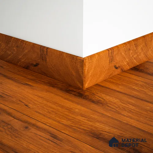 MDF Skirting Aristo Premium PM 00366 E | 8 ft x 3 Inch | Compatible for Laminate Wood Floor LF 00252