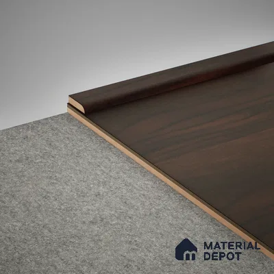 MDF Corner Beading Profile Aristo Premium PM 00355 B | 8 ft x 18 mm x 12 mm | Compatible for Laminate Wood Floor LF 00254