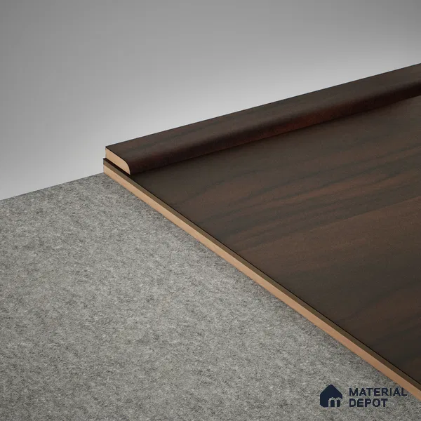 MDF Corner Beading Profile Aristo Premium PM 00355 B | 8 ft x 18 mm x 12 mm | Compatible for Laminate Wood Floor LF 00254