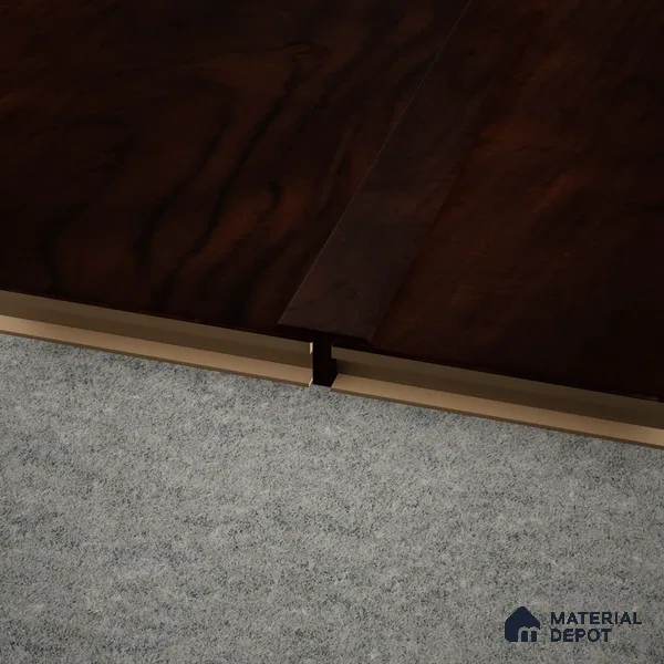 MDF T Profile Aristo Premium PM 00355 Q | 8 ft x 25 mm x 12 mm | Compatible for Laminate Wood Floor LF 00254