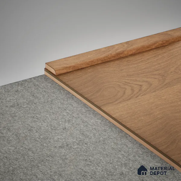 MDF Corner Beading Profile Aristo Premium PM 00368 C | 8 ft x 25 mm x 12 mm | Compatible for Laminate Wood Floor LF 00256