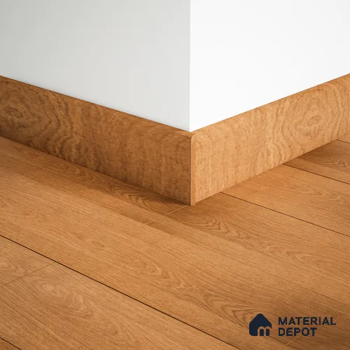 MDF Skirting Aristo Premium PM 00368 G | 8 ft x 4 Inch | Compatible for Laminate Wood Floor LF 00256