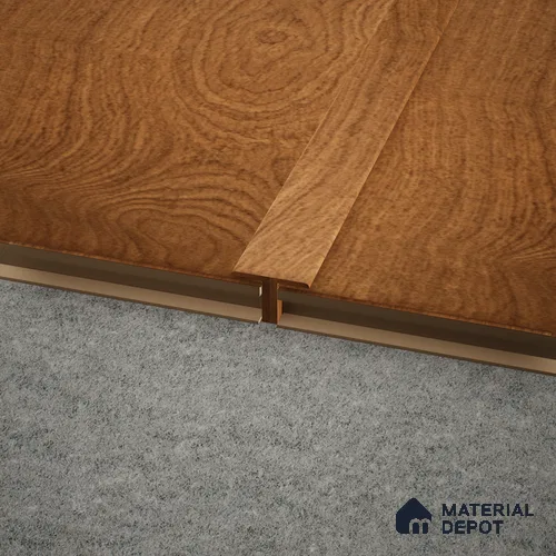 MDF T Profile Aristo Premium PM 00368 M | 8 ft x 12 mm x 12 mm | Compatible for Laminate Wood Floor LF 00256