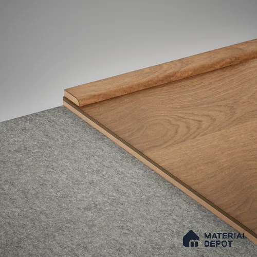 MDF Corner Beading Profile Aristo Premium PM 00368 | 8 ft x 12 mm x 12 mm | Compatible for Laminate Wood Floor LF 00256