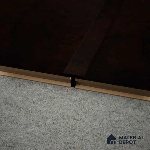 MDF T Profile Aristo PM 00357 N | 8 ft x 16 mm x 12 mm | Compatible for Laminate Wood Floor LF 00257