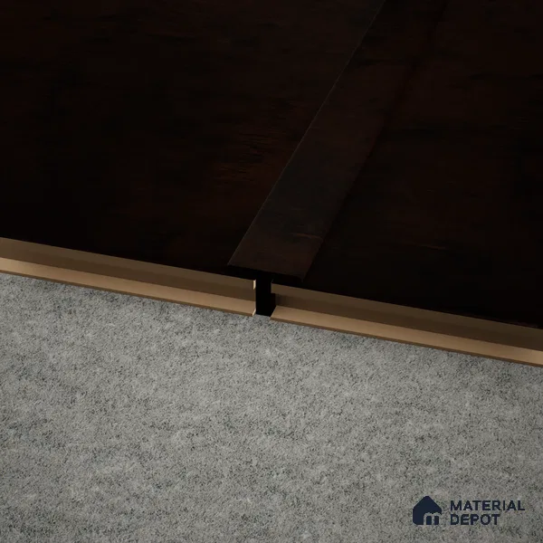 MDF T Profile Aristo PM 00357 O | 8 ft x 18 mm x 12 mm | Compatible for Laminate Wood Floor LF 00257