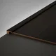 A close-up of a MDF Edge Profile Aristo PM 00357 T | 8 ft x 18 mm x 12 mm | Compatible for Laminate Wood Floor LF 00257 available at Material Depot in Bangalore