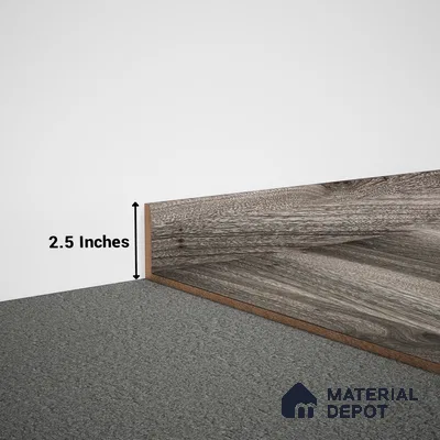 MDF Skirting Aristo PM 00360 D | 8 ft x 2.5 Inch | Compatible for Laminate Wood Floor LF 00258