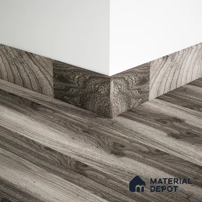 MDF Skirting Aristo PM 00360 G | 8 ft x 4 Inch | Compatible for Laminate Wood Floor LF 00258