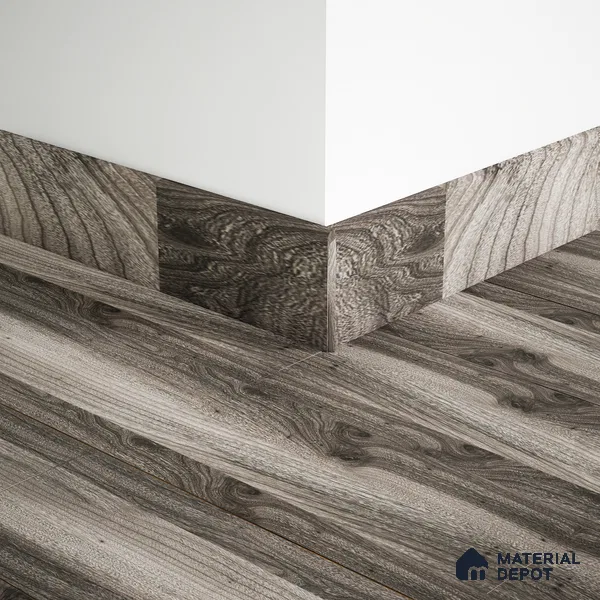 MDF Skirting Aristo PM 00360 G | 8 ft x 4 Inch | Compatible for Laminate Wood Floor LF 00258