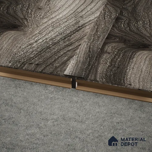 MDF T Profile Aristo PM 00360 Q | 8 ft x 25 mm x 12 mm | Compatible for Laminate Wood Floor LF 00258