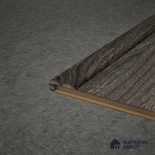 MDF L Nosing Profile Aristo PM 00360 X | 8 ft x 25 x 45 x 12 mm | Compatible for Laminate Wood Floor LF 00258