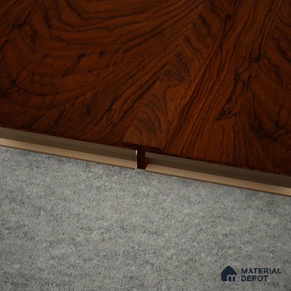 MDF T Profile Aristo PM 00359 M | 8 ft x 12 mm x 12 mm | Compatible for Laminate Wood Floor LF 00259