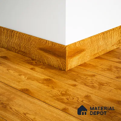 MDF Skirting Aristo PM 00363 E | 8 ft x 3 Inch | Compatible for Laminate Wood Floor LF 00260