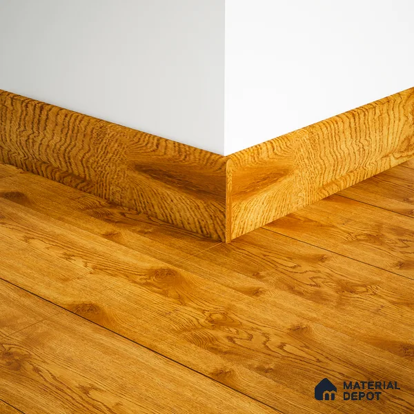 MDF Skirting Aristo PM 00363 E | 8 ft x 3 Inch | Compatible for Laminate Wood Floor LF 00260