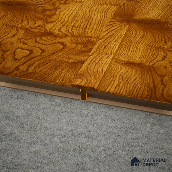 MDF T Profile Aristo PM 00363 M | 8 ft x 12 mm x 12 mm | Compatible for Laminate Wood Floor LF 00260
