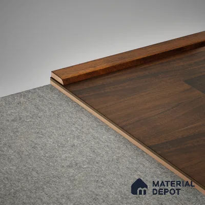 MDF Corner Beading Profile Gleam PM 00385 C | 8 ft x 25 mm x 12 mm | Compatible for Laminate Wood Floor LF 00261
