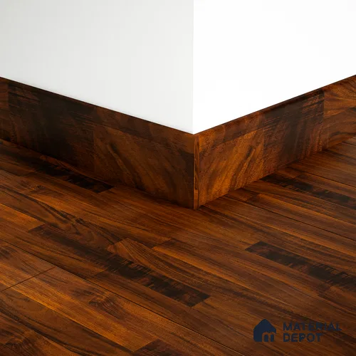 MDF Skirting Gleam PM 00385 D | 8 ft x 2.5 Inch | Compatible for Laminate Wood Floor LF 00261