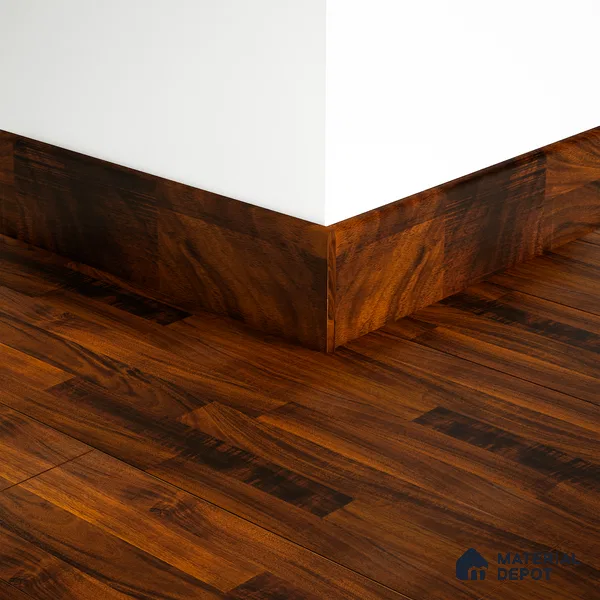 MDF Skirting Gleam PM 00385 D | 8 ft x 2.5 Inch | Compatible for Laminate Wood Floor LF 00261