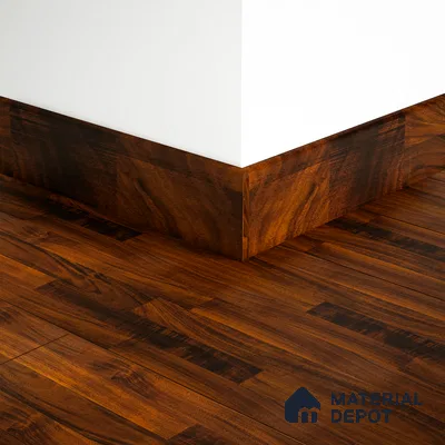 MDF Skirting Gleam PM 00385 E | 8 ft x 3 Inch | Compatible for Laminate Wood Floor LF 00261