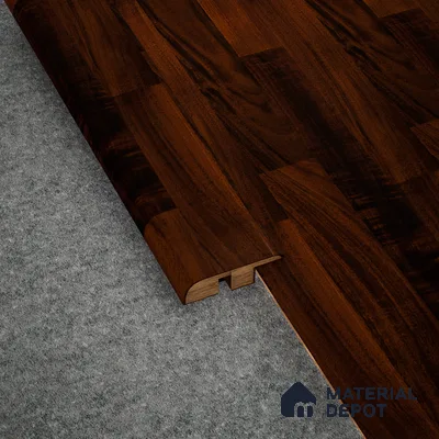 MDF Reducer R Profile Gleam PM 00385 I | 8 ft x 16 mm x 12 mm | Compatible for Laminate Wood Floor LF 00261