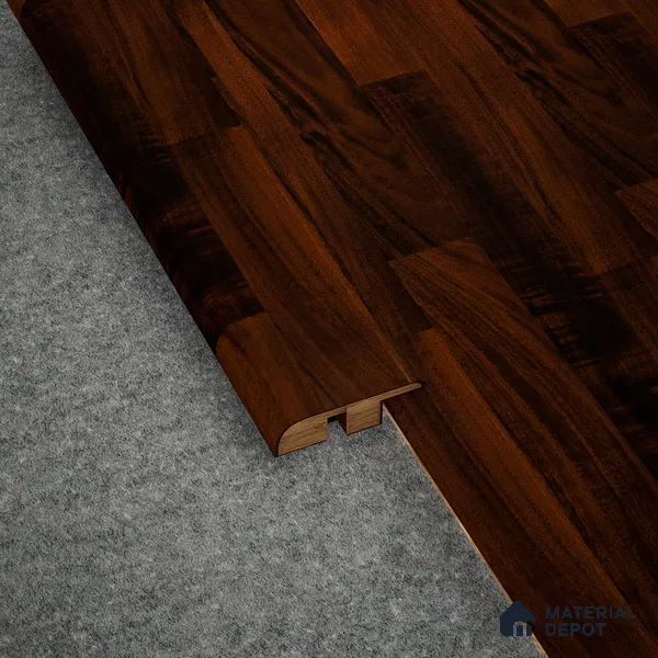 MDF Reducer R Profile Gleam PM 00385 I | 8 ft x 16 mm x 12 mm | Compatible for Laminate Wood Floor LF 00261