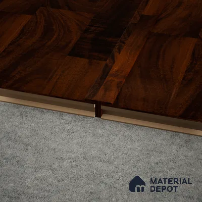 MDF T Profile Gleam PM 00385 N | 8 ft x 16 mm x 12 mm | Compatible for Laminate Wood Floor LF 00261