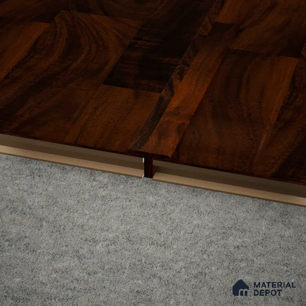 MDF T Profile Gleam PM 00385 N | 8 ft x 16 mm x 12 mm | Compatible for Laminate Wood Floor LF 00261