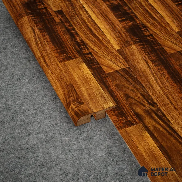MDF Reducer R Profile Gleam PM 00383 L | 8 ft x 25 mm x 12 mm | Compatible for Laminate Wood Floor LF 00262