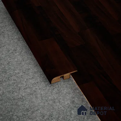 MDF Reducer R Profile Gleam PM 00386 I | 8 ft x 16 mm x 12 mm | Compatible for Laminate Wood Floor LF 00263