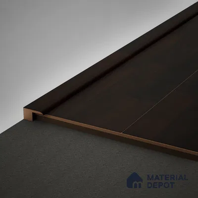 MDF Edge Profile Gleam PM 00386 S | 8 ft x 16 mm x 12 mm | Compatible for Laminate Wood Floor LF 00263