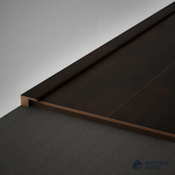 MDF Edge Profile Gleam PM 00386 S | 8 ft x 16 mm x 12 mm | Compatible for Laminate Wood Floor LF 00263