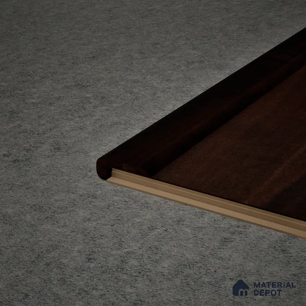 MDF L Nosing Profile Gleam PM 00386 W | 8 ft x 25 x 25 x 12 mm | Compatible for Laminate Wood Floor LF 00263