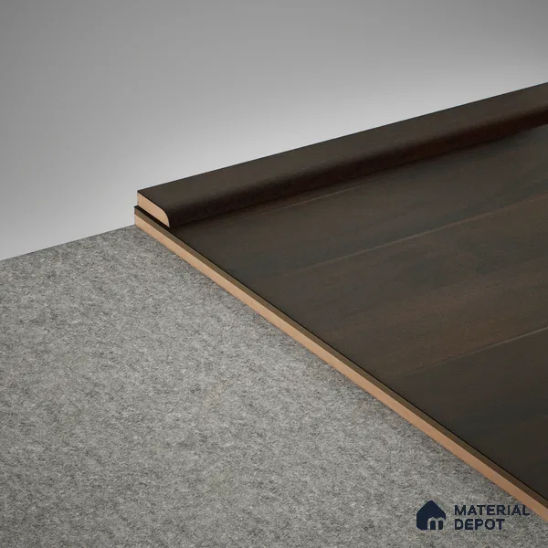 MDF Corner Beading Profile Gleam PM 00387 B | 8 ft x 18 mm x 12 mm | Compatible for Laminate Wood Floor LF 00264