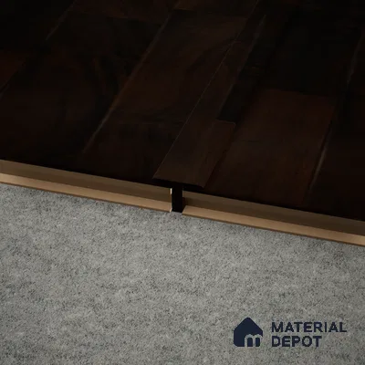 MDF T Profile Gleam PM 00387 P | 8 ft x 23 mm x 12 mm | Compatible for Laminate Wood Floor LF 00264