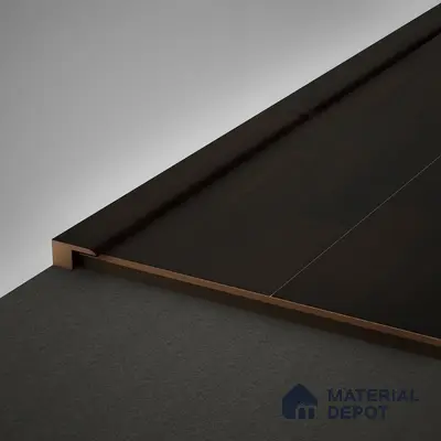 MDF Edge Profile Gleam PM 00387 T | 8 ft x 18 mm x 12 mm | Compatible for Laminate Wood Floor LF 00264