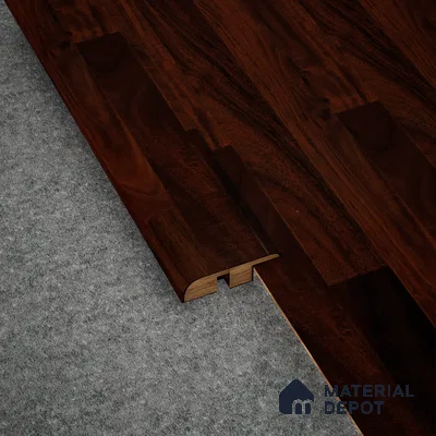 MDF Reducer R Profile Gleam PM 00384 J | 8 ft x 18 mm x 12 mm | Compatible for Laminate Wood Floor LF 00265